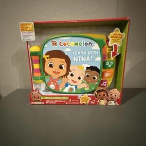 CoComelon Interactive Spanish Learning Book 50+Phrases Songs, Counting, Colors